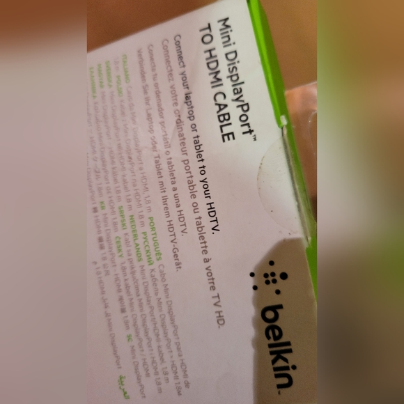 Mini displayport to hdmi cable | NWT - Picture 5 of 7